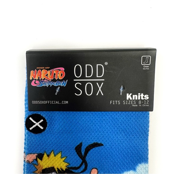 Odd Sox Naruto Shippuden Crew Socks Anime Cartoon Mens Womens Fun Novelty Gift - Picture 2 of 5